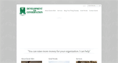 Desktop Screenshot of developmentforconservation.com